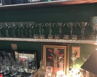 Hand cut German fine crystal stemware