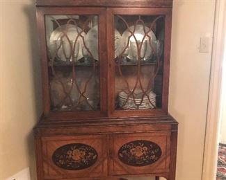 Absolutely mint Italian inlay China cabinet...just gorgeous 