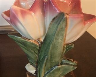 McCoy double tulip vase