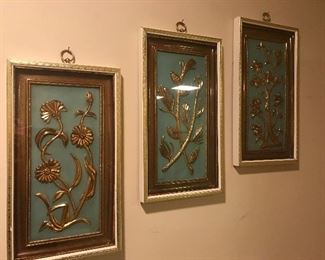 Signed MCM acrylic cast art