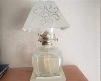 We have four of these beautiful oil Lamp