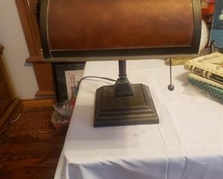 Vintage copper desk lamp