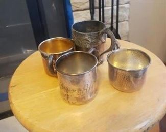Silver Baby Cups