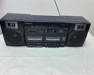 Panasonic radio and cassette player in working order