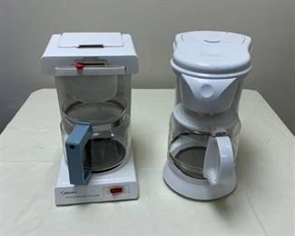 Set of two coffee makers