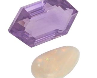 Lot 35 Collection of Two Unmounted Stones