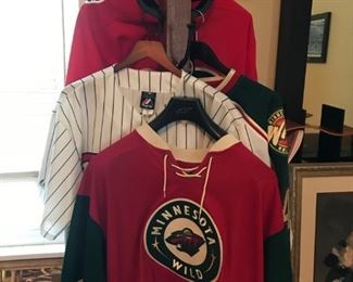 Wild, Twins, etc. jerseys