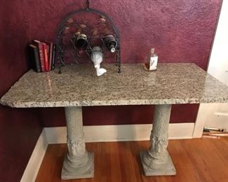 marble top (one corner has chip)