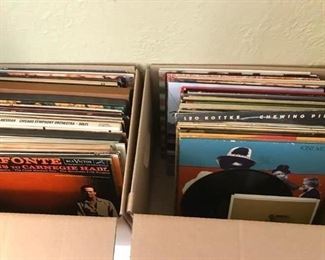 LPs some old rock and roll, many Leo Kottke, many Joni Mitchell, nice mix and lots of jazz