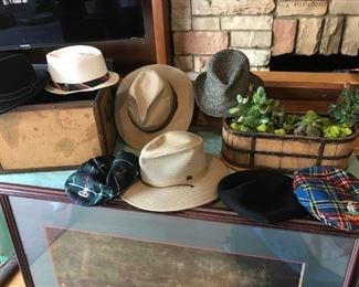 many men's hats
