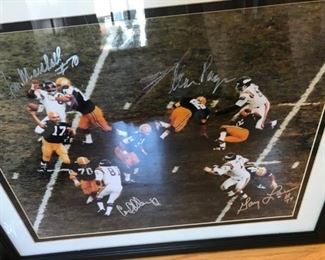 Vikings (Purple People Eaters) vs. Green Bay photo framed