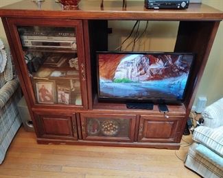 Entertainment Cabinet With TV & More