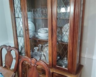 Beautiful China Cabinet & Table With Chairs