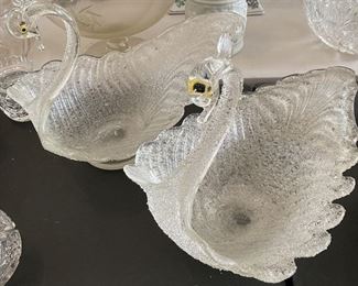 Very Rare Glass Swans (Early)