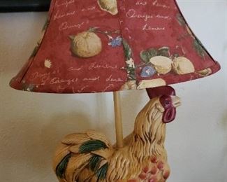 Rooster lamp