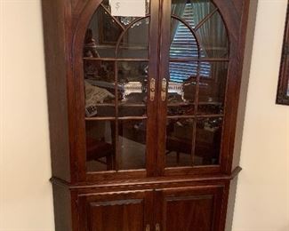 Sweet corner cabinet china hutch 