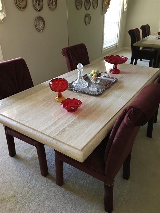 Dining table & 4 chairs, Moon & Stars