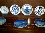 Royal Coppenhagen Christmas and Decorative Plates.