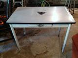 Vintage enamel top table