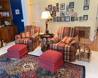 Swivel and rocker arm chairs