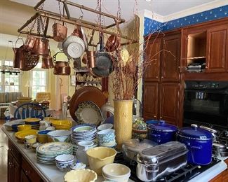 Fully stocked kitchen