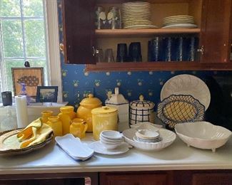 Fully stocked kitchen