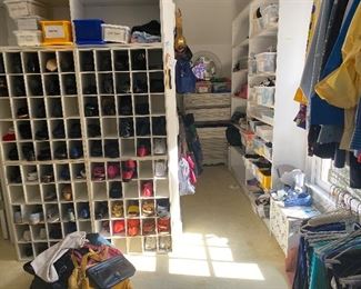 Ladies shoes, purses, etc