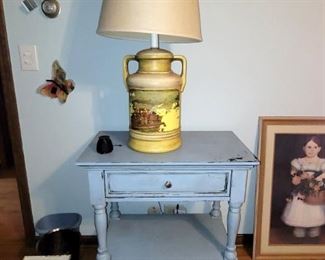 Painted table (nightstand, end table)