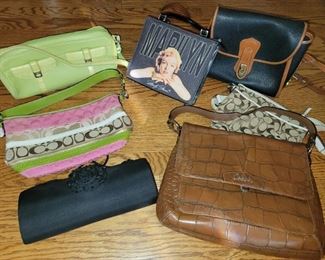 Coach and Dooney and Bourke purses