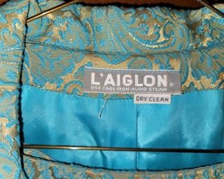 L'Aiglon vintage dress with coat