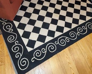Checkered Safavieh floor rug