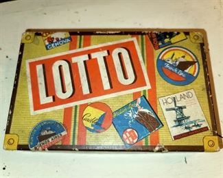 Vintage Lottol game