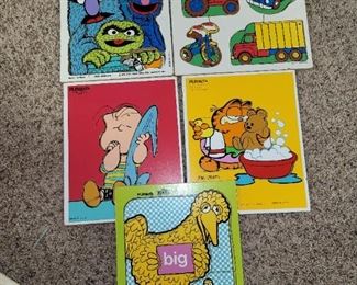 Vintage toddler puzzles