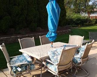 Patio table and chairs