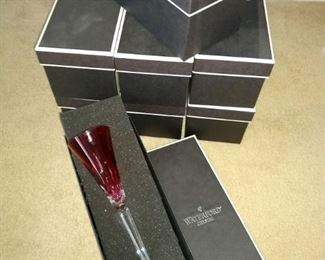Waterford Crystal Ruby stemware (8)