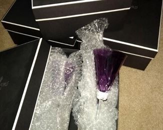 Waterford Crystal Amethyst Stemware (8)