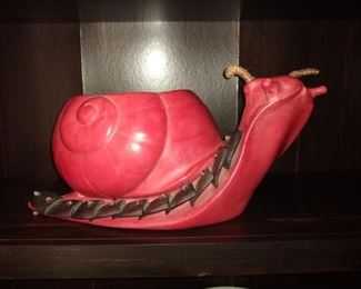 Large snail sculpture
