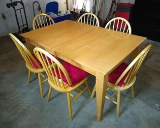 Another kitchen table with 6 chairs