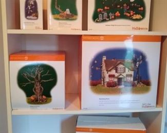 Halloween Department 56 village pieces