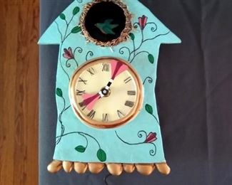 Allen Designs - cute bird clock