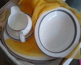 Serving pieces for the fine china set