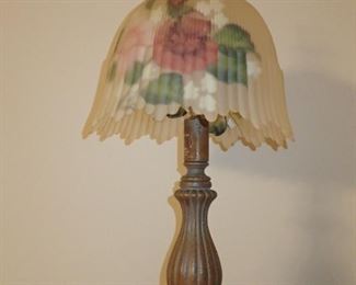 HAND PAINTED GLASS LAMP
