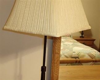 IRON LAMP WITH SHADE
