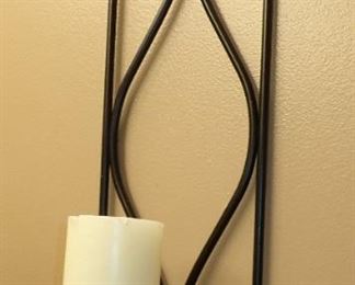 IRON WALL CANDLE HOLDER