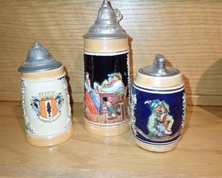 VINTAGE BEER STEINS