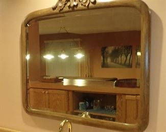VINTAGE CARVED MIRROR