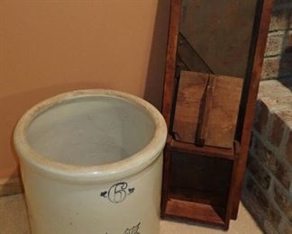#6 WESTERN CROCK / KRAUT CUTTER WOOD