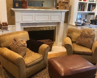 Pair of beautiful oversize chairs