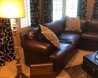 Another quality leather sofa