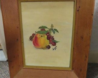 W, PAINTED BY JEANNE $50.00